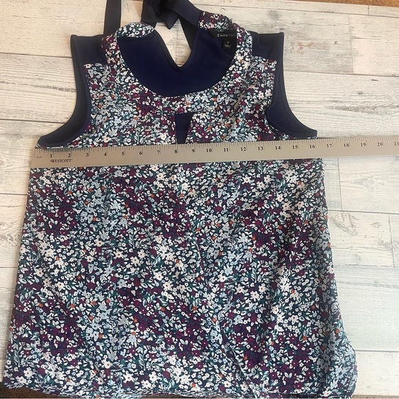 41 Hawthorn Clearwater Mixed Media Surplice Top Extra Small - Picture 8 of 10